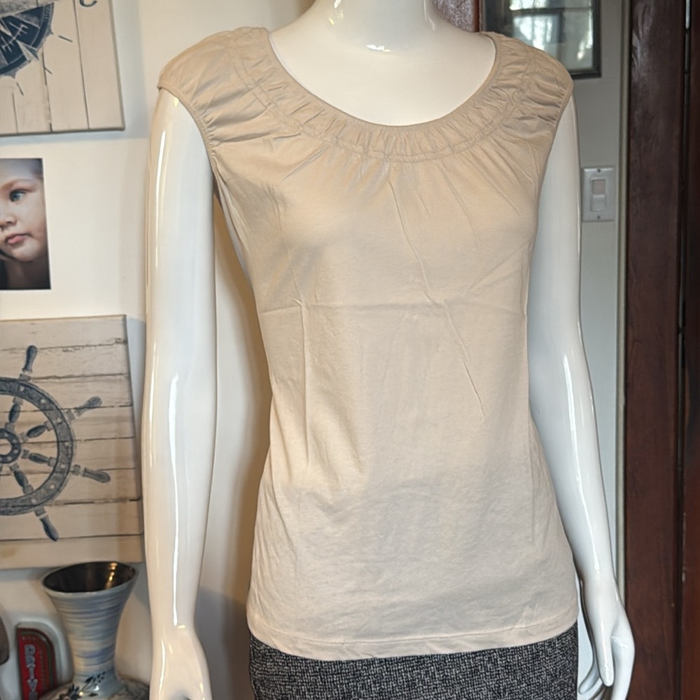 NWT northern reflections size small cotton Women's Cream Top